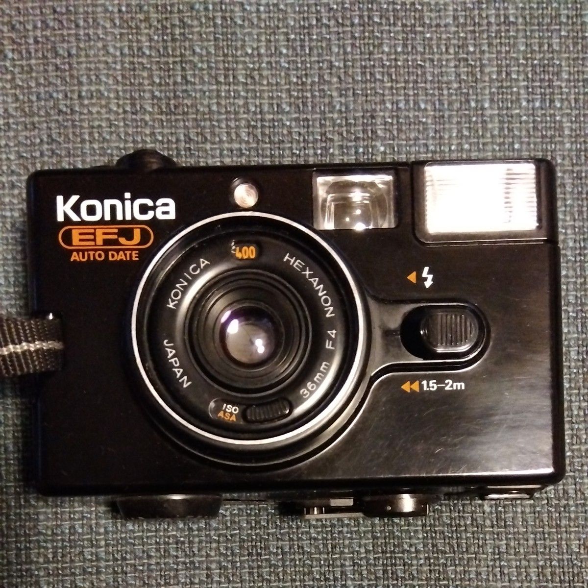 カメラ ビンテージ昭和レトロ当時物KONICA コンパクトフィルムカメラ