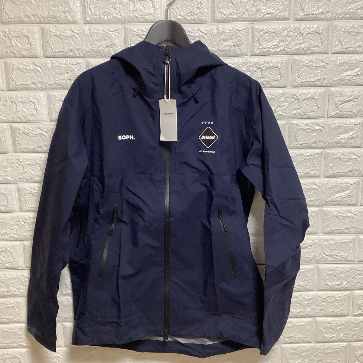 新品 未使用】F C Real Bristol ブリストル 3LAYER WARM UP JACKET