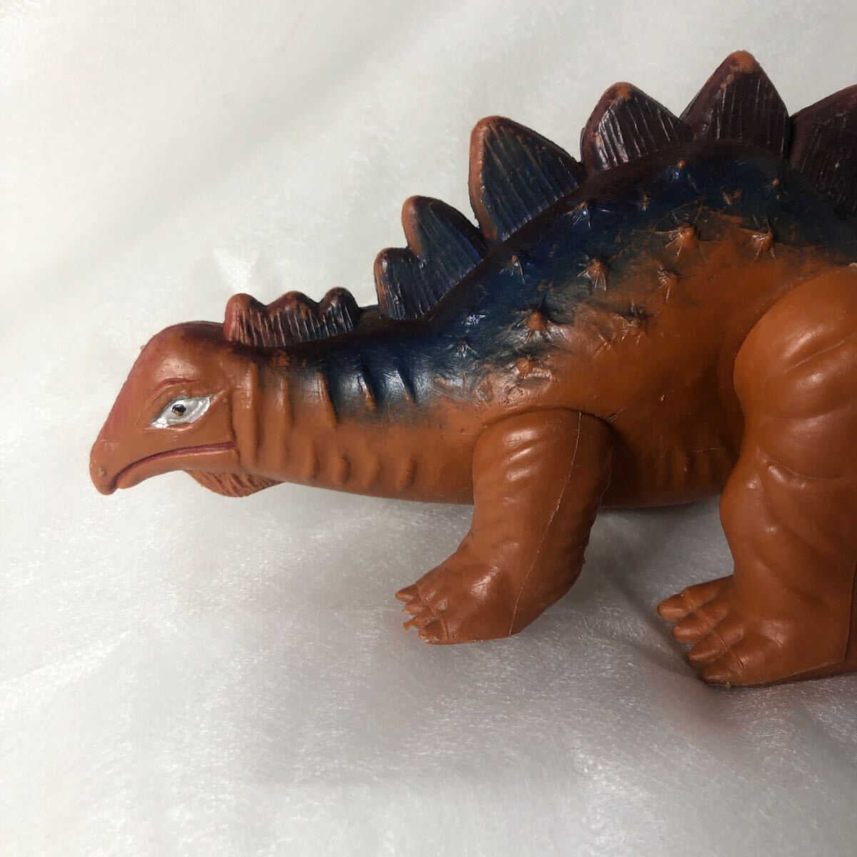 s*r様 パチモン怪獣ソフビ 恐竜ステゴサウルス 1970年頃 当時物 世界的