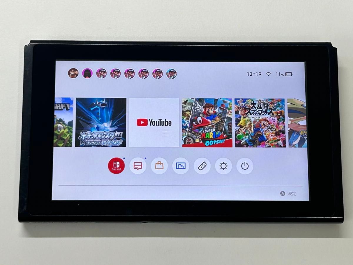 任天堂スイッチ Switch 本体のみ 2018年製 動作品【管理No 12308149