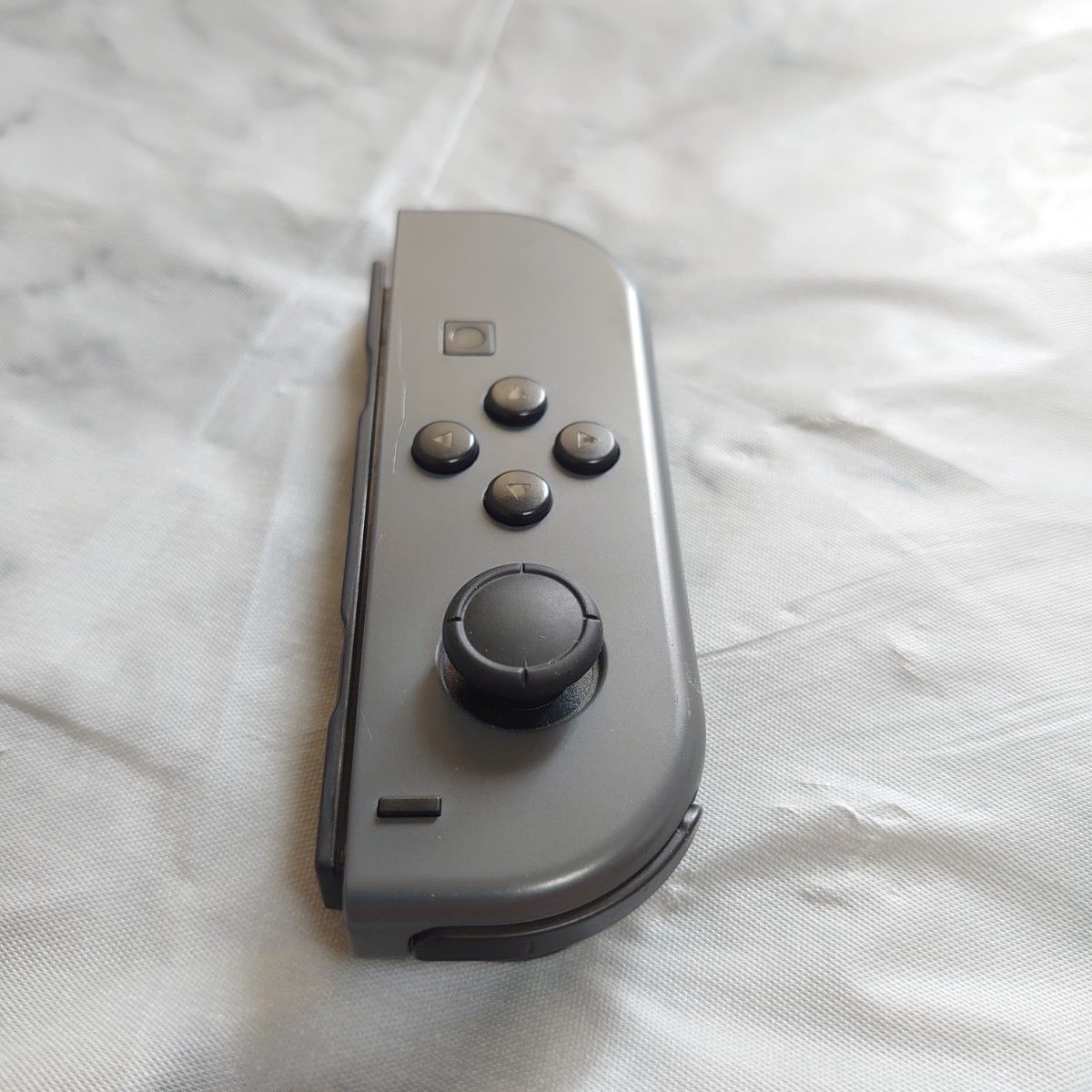 動確済】 Switch ジョイコン グレー L ストラップ付 Joy-Con
