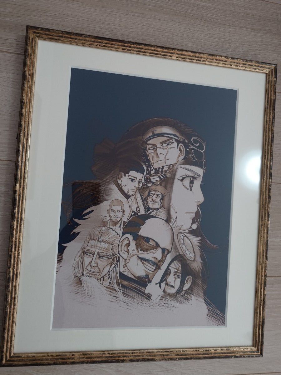 ゴールデンカムイ 額装高精細デジタルカラー 複製原画 鯉登 月島