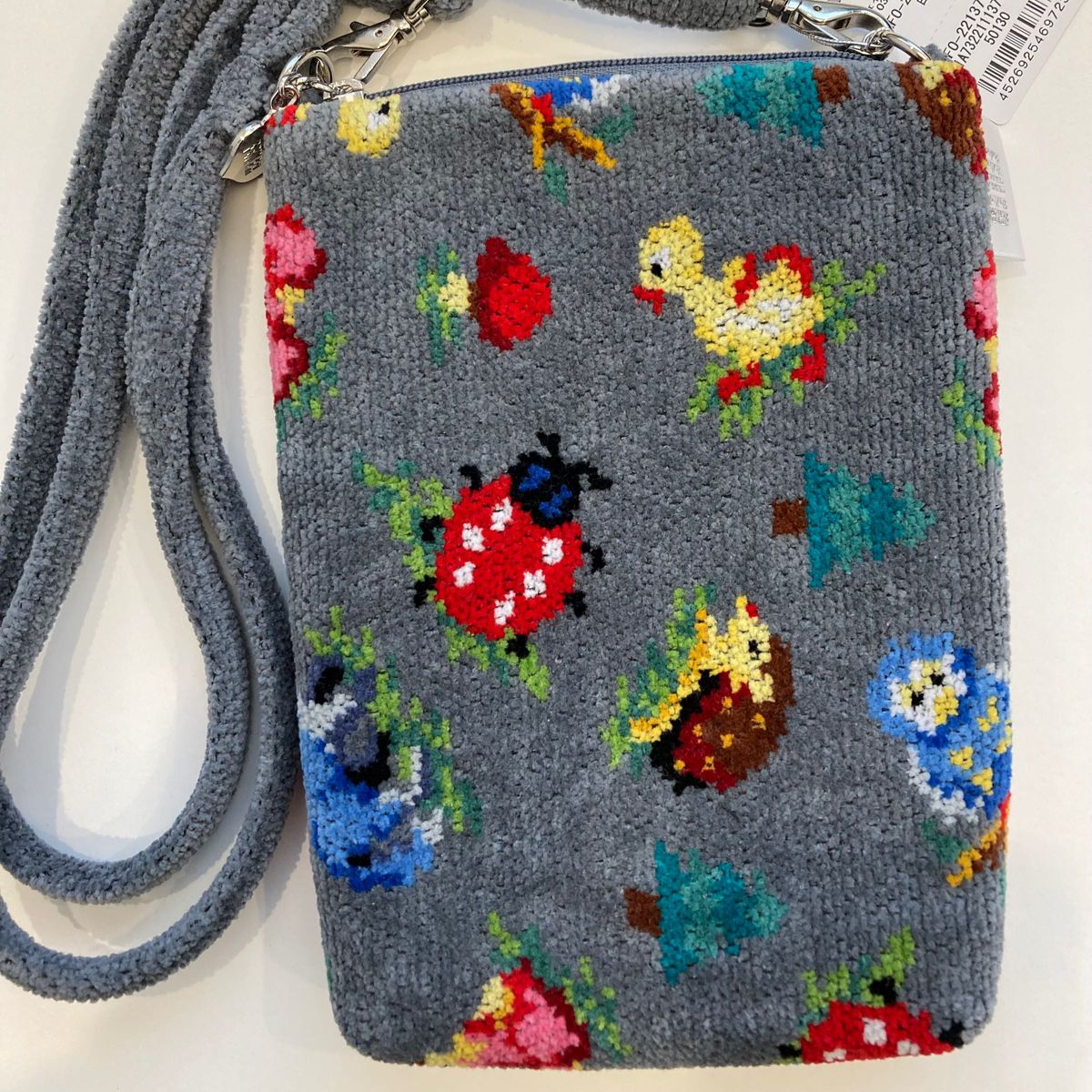 新品 FEILER フェイラー ハイジフレンズフォレスト グレー スマホ