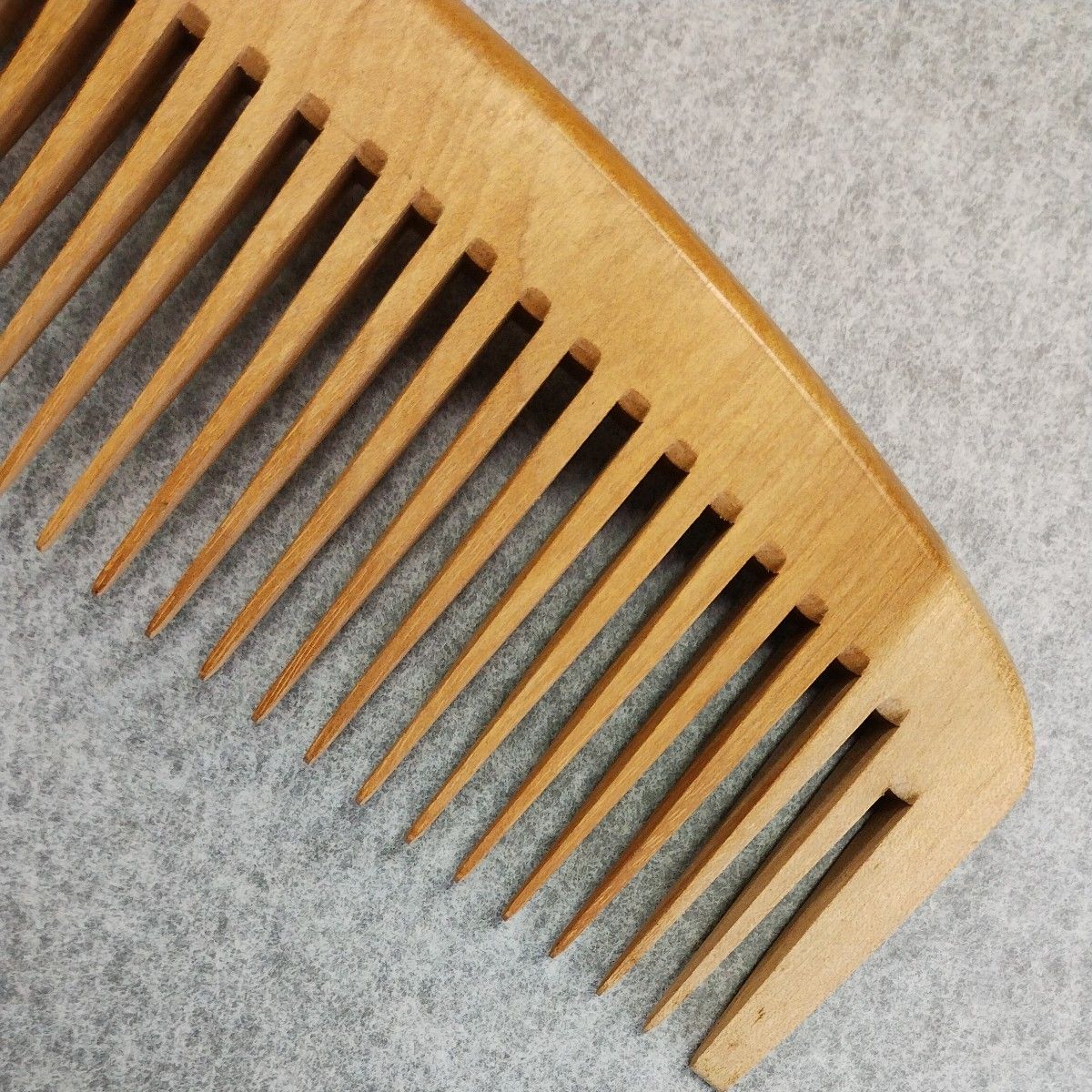 未使用】つげ櫛 大荒 くし 希少品 天然素材 昭和レトロ 年代物