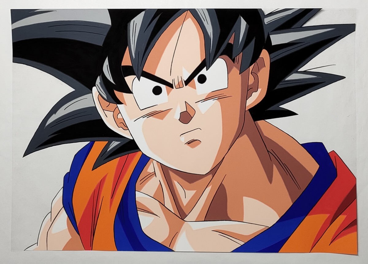 Yahoo!オークション - セル画 ドラゴンボール 悟空 A4サイズ 同人