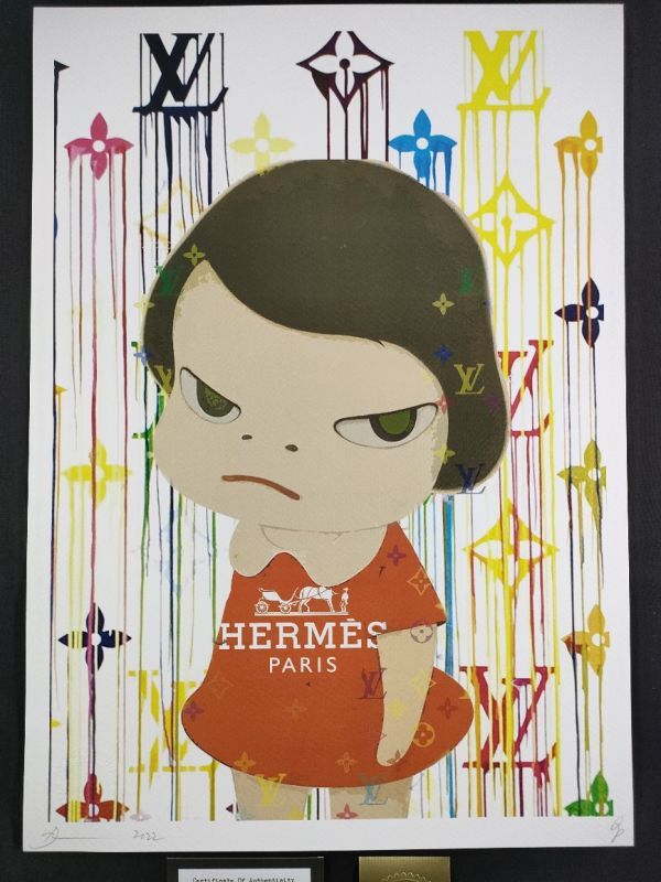 Yahoo!オークション - 世界限定100枚 DEATH NYC アートポスター 45 yos