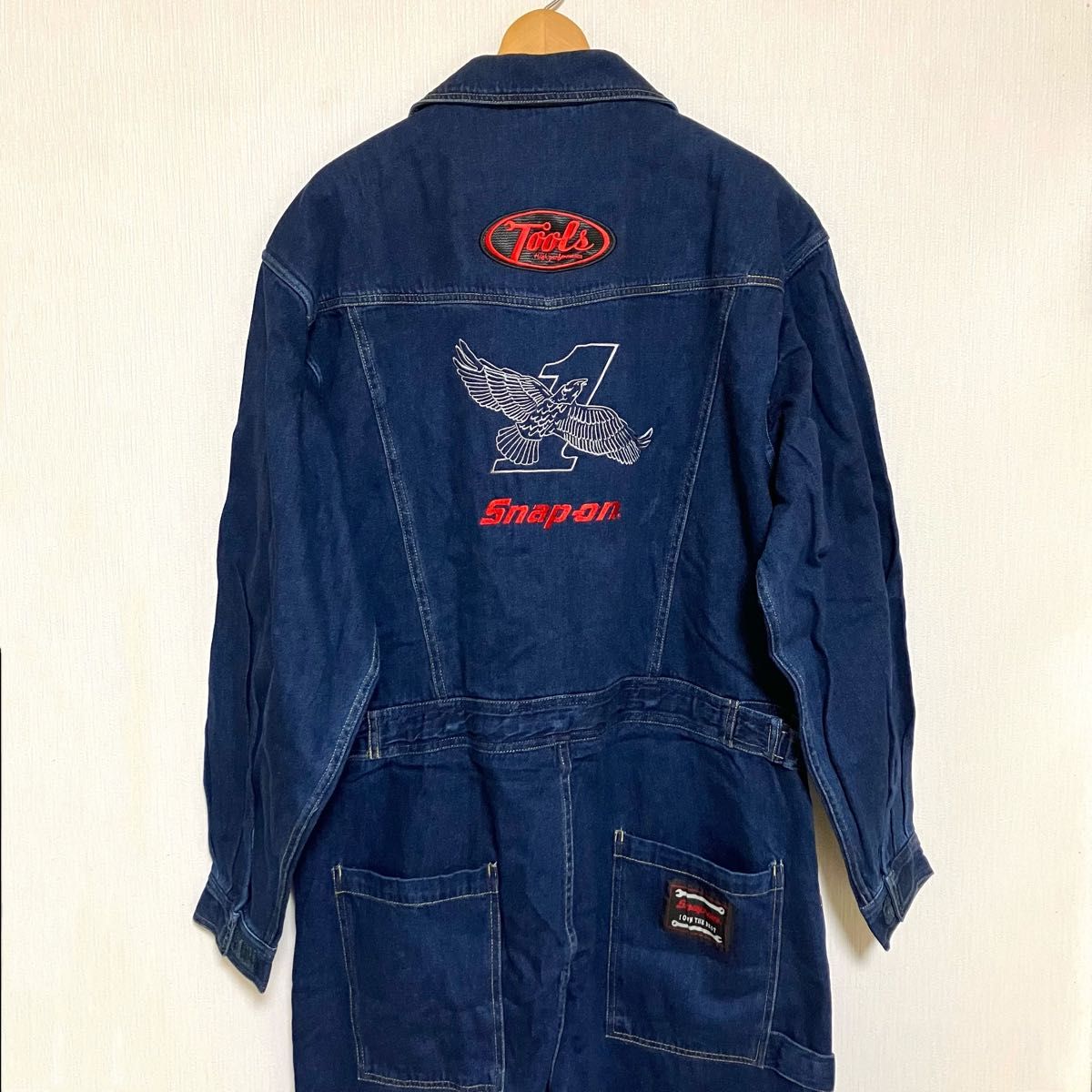 新品訳あり】Snap-on スナップオン デニム つなぎ ツナギ 作業着 3L