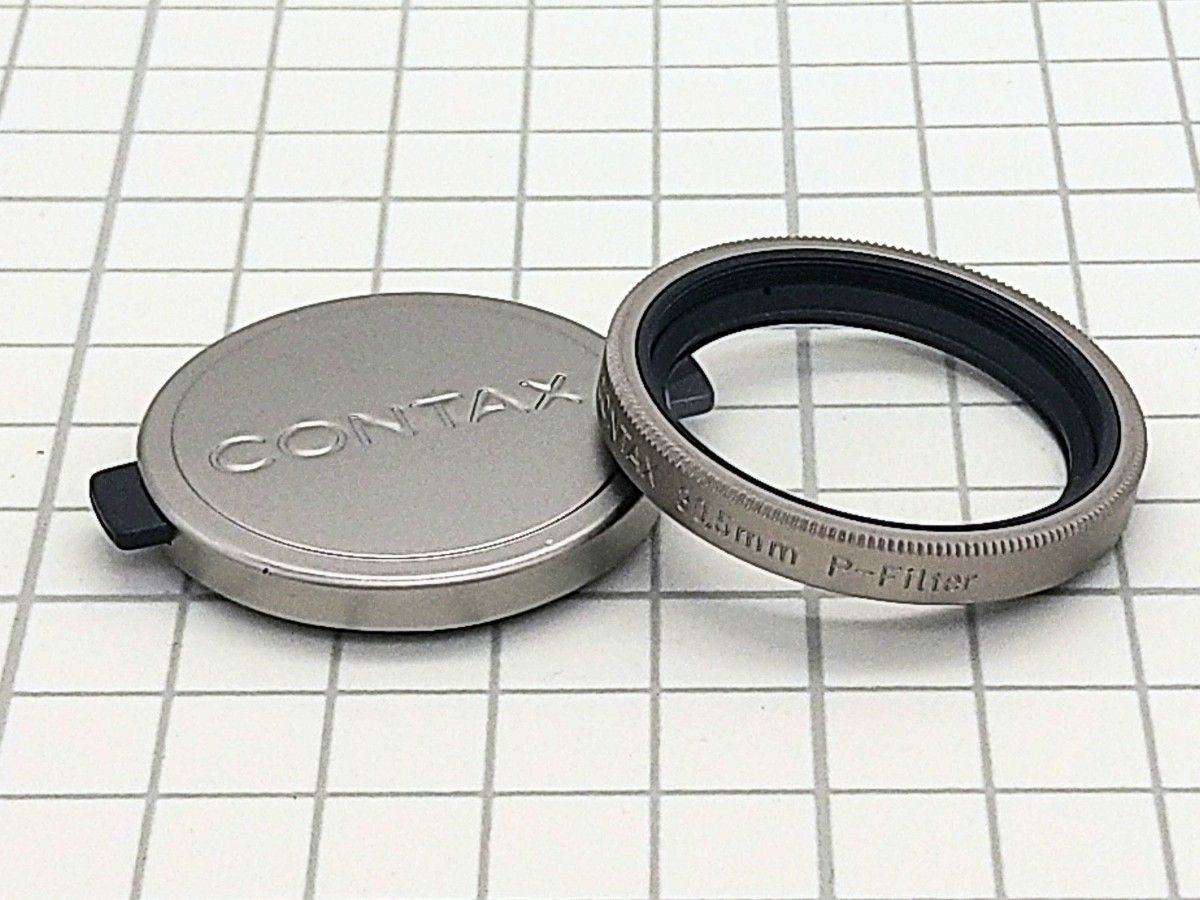 CONTAX コンタックス TVS レンズキャップ フード付き♪ コンタックス