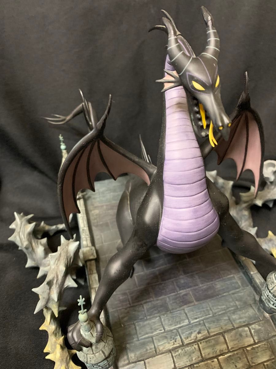 ディズニー WDCC 眠れる森の美女 マレフィセント ドラゴン ジャンク品