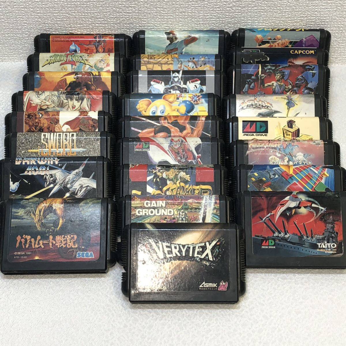 Yahoo!オークション - SEGA MD メガドライブ ソフト 25点まとめ売り レ