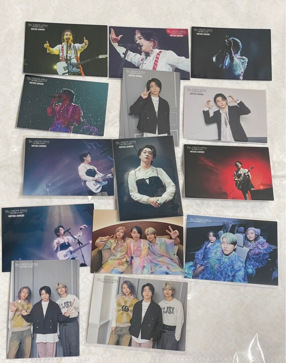 Mrs GREEN APPLE ホワイトラウンジ フォトカード 大森元貴 14枚セット