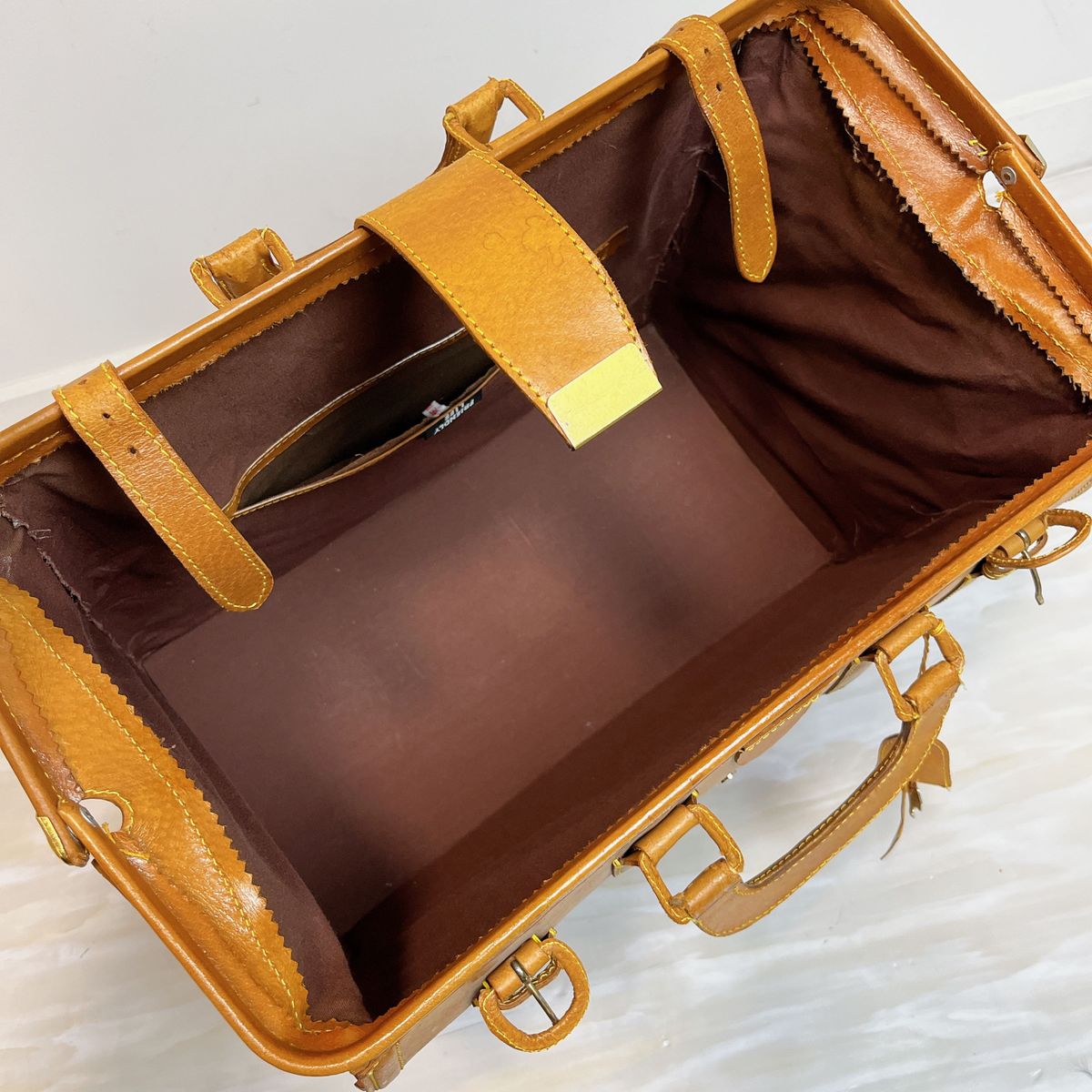 ダレスバッグ ドクターバッグ レザー 本革 ビンテージ ヴィンテージ 大