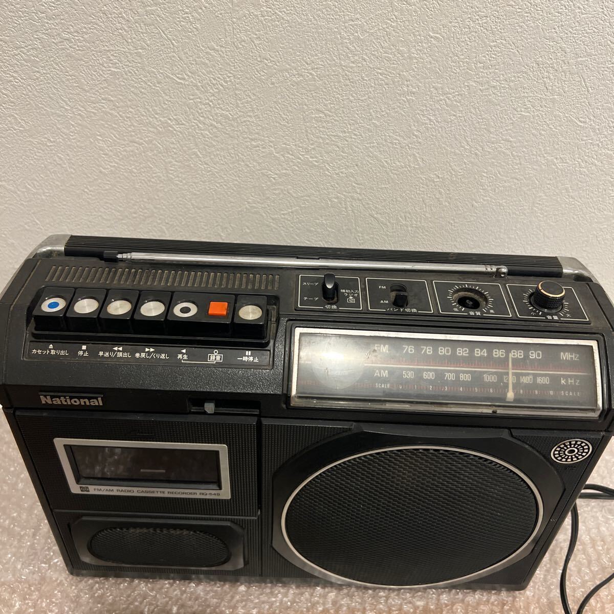Yahoo!オークション - National RQ-549 ラジカセ ナショナル ラジオカ