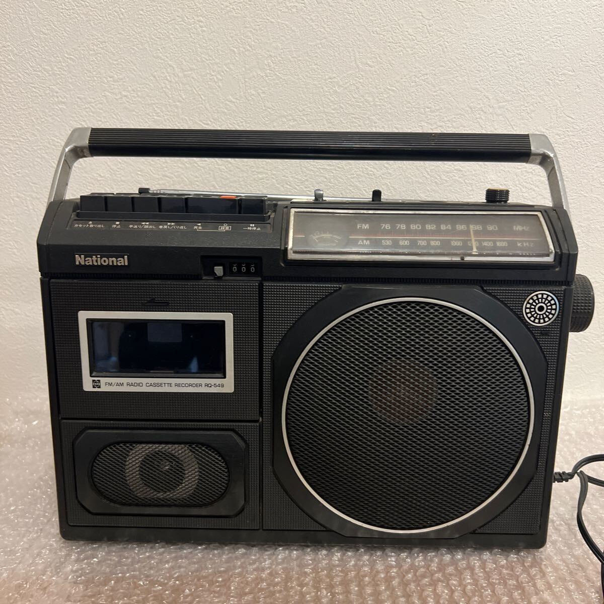 Yahoo!オークション - National RQ-549 ラジカセ ナショナル ラジオカ