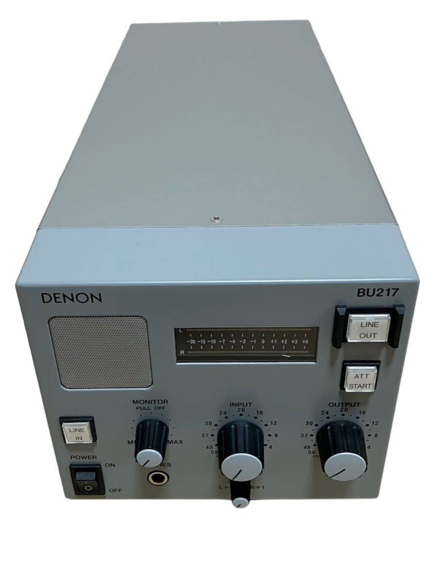 通電確認済】 DENON BU217 スピーカー内蔵業務用モニターアンプ デノン