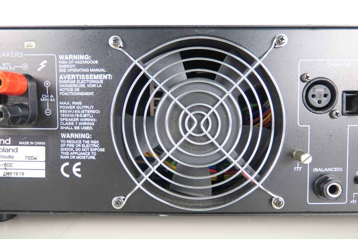 Yahoo!オークション - A030006 Roland ローランド SRA-800 PAアンプ