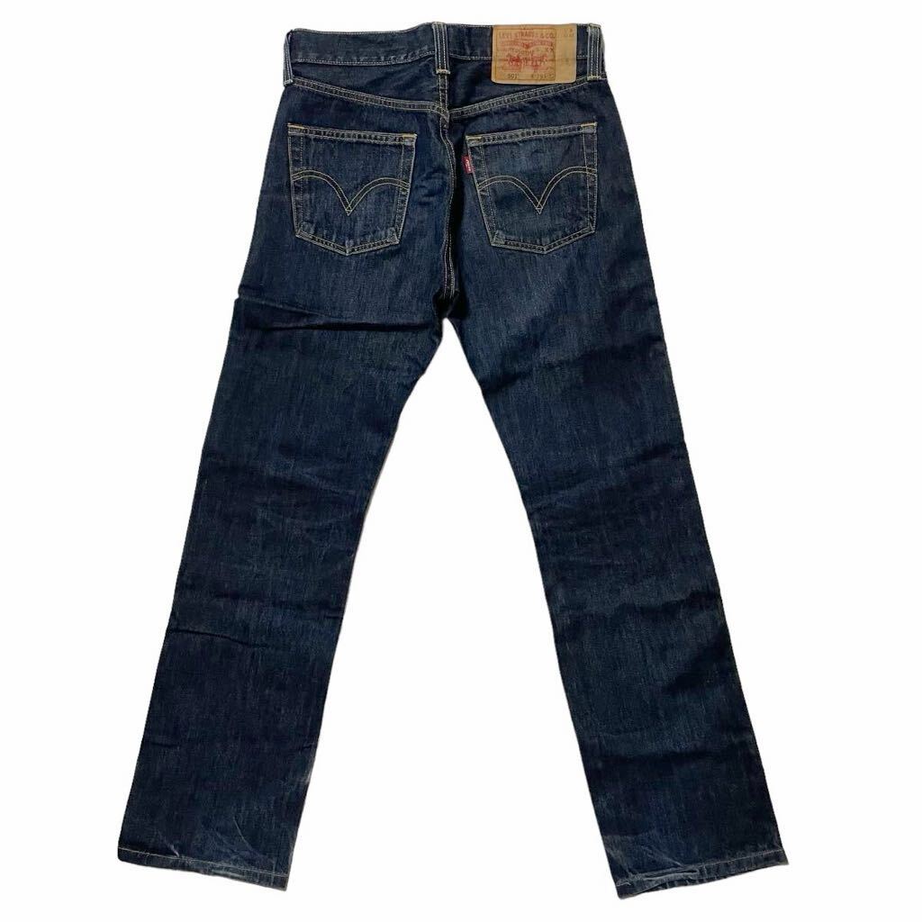 漢のリーバイス 130周年モデル 鬼ヒゲ Levi's 501 濃紺 W29 スレーキ