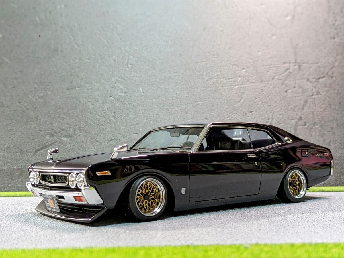 Yahoo!オークション - アオシマ 1/24 130ローレル 完成品