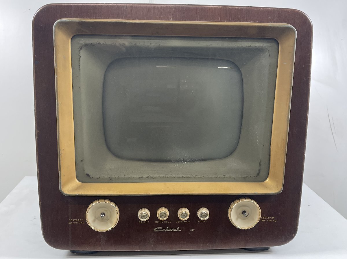 コロムビア 真空管テレビ 14-T335 【ブラウン管 白黒テレビ