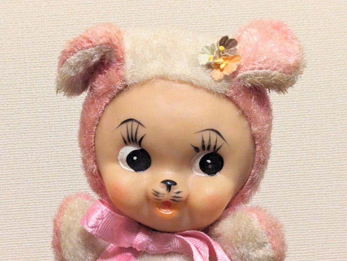 Yahoo!オークション - 昭和レトロ ラバーフェイス ドール ぬいぐるみ