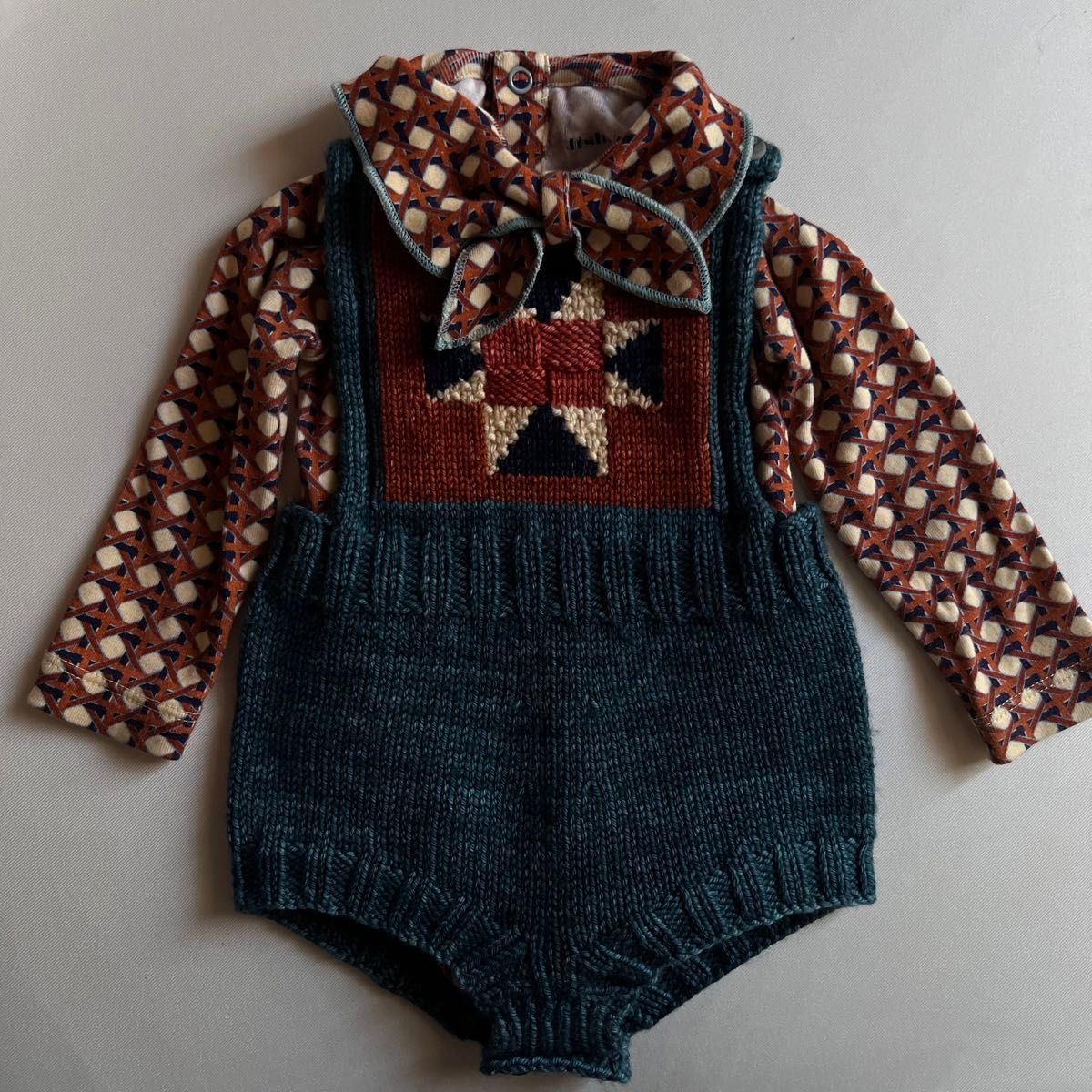 最終値下げ misha and puff Nova quilt romper/Junior Scout Onesie