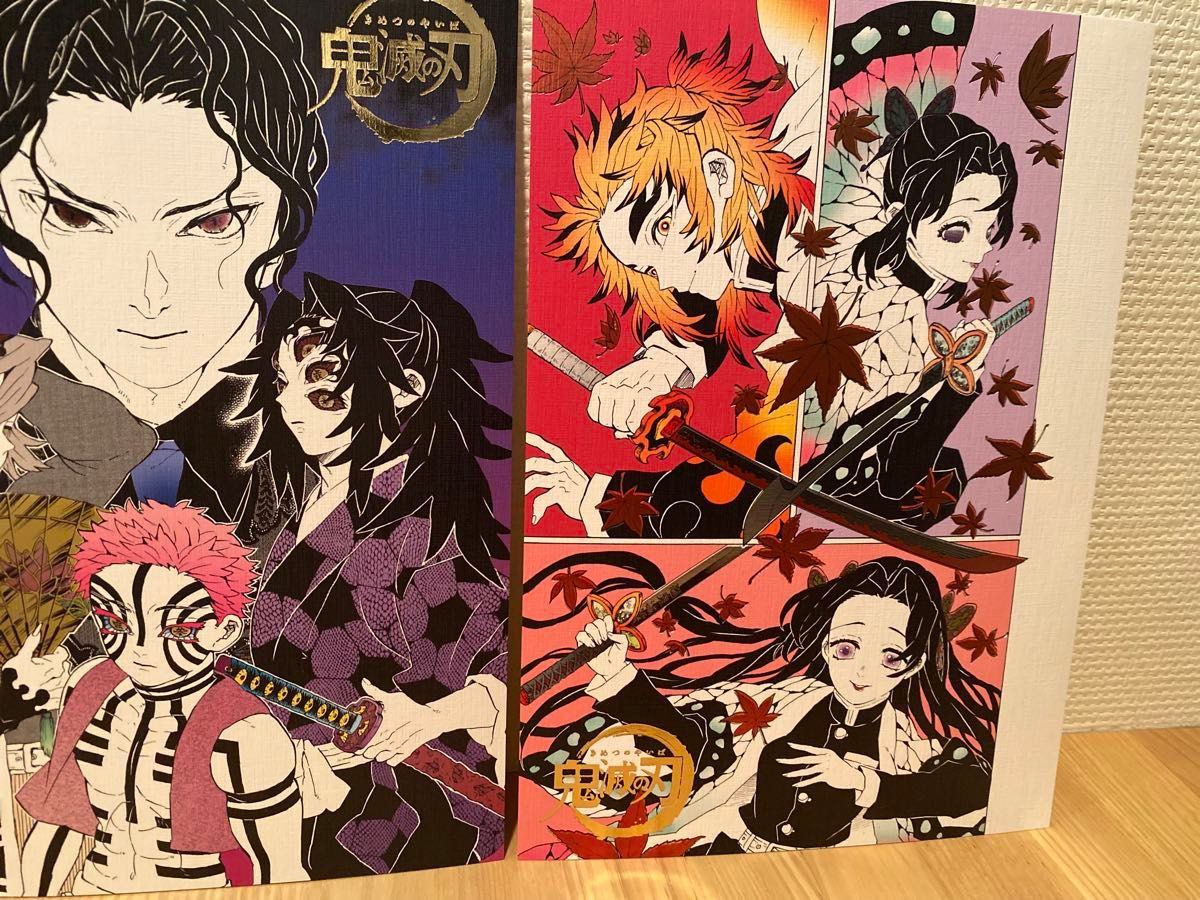 鬼滅の刃 原画展 箔押しイラストカードコレクション三種】煉獄杏寿郎