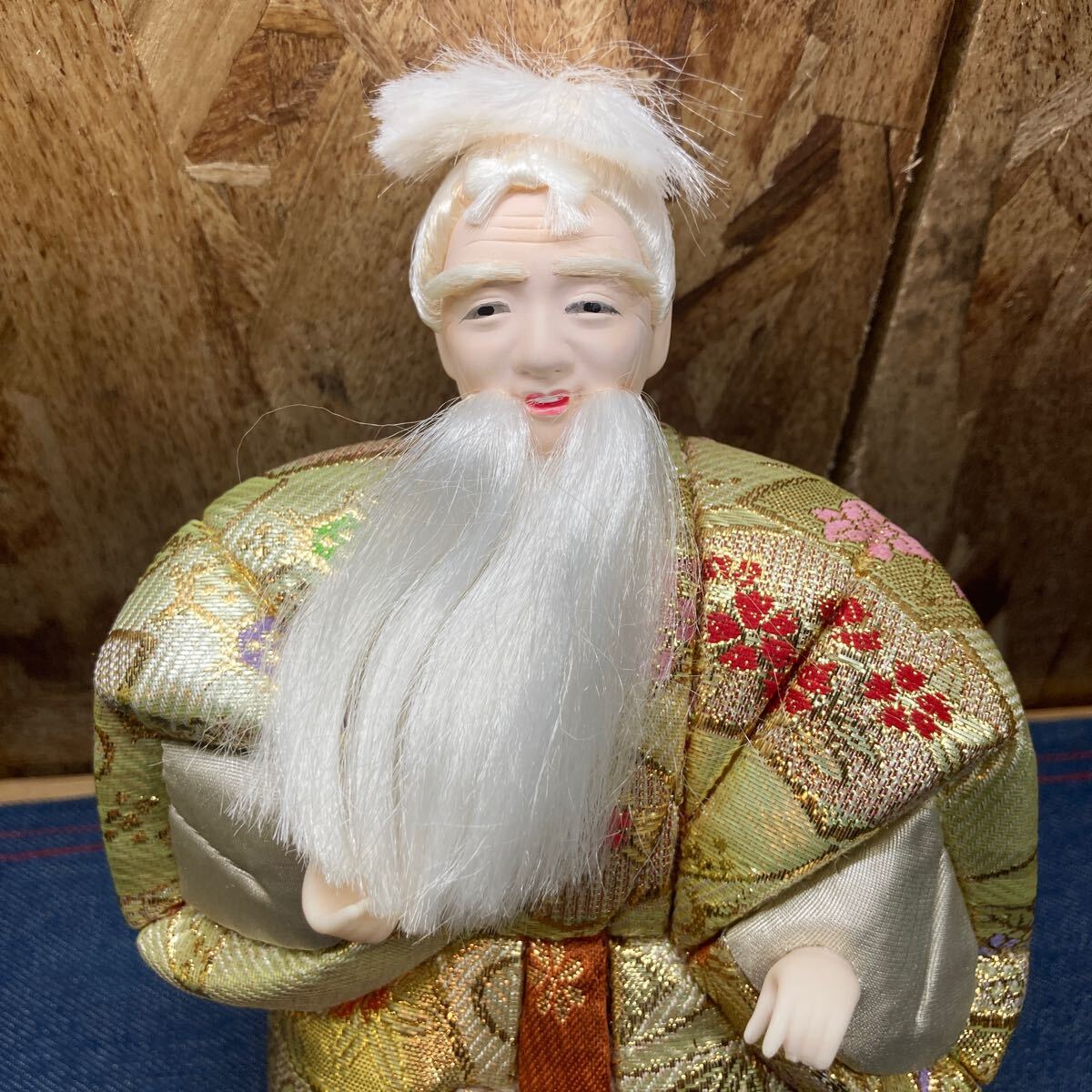 1490 希少 志野焼 信令作 高砂人形 壹対 美品 美術品 1490 希少 志野焼