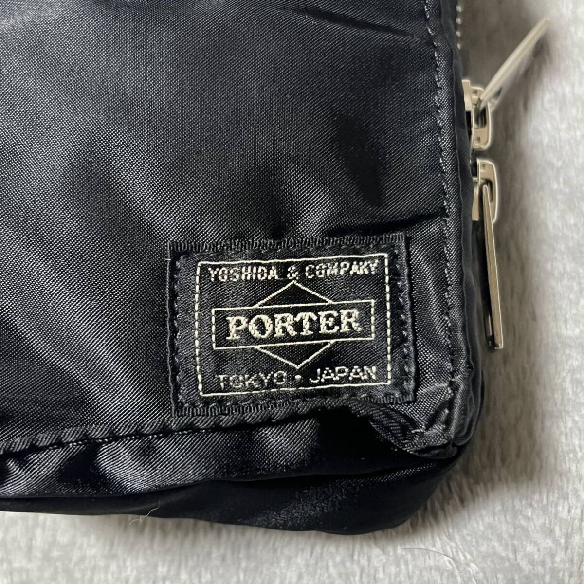 極美品 】PORTER TANKER POUCH モバイルポーチ 小物入れ ミニポーチ