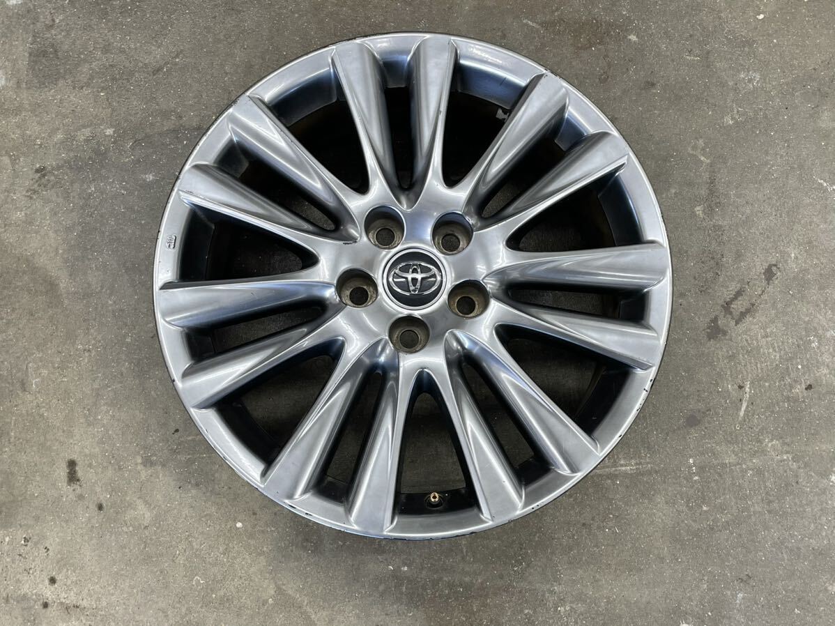 トヨタ 60系 ハリアー 純正 18インチ アルミホイール ハイグロス 1本