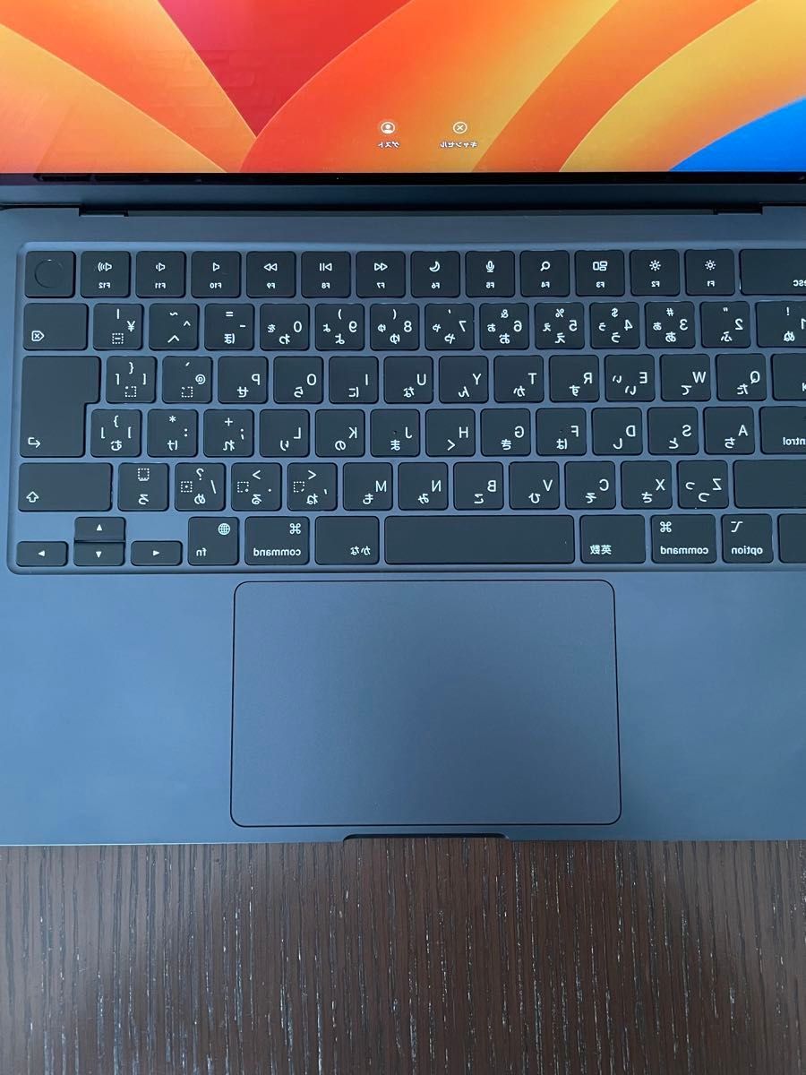 超美品 MacBook Air 13インチ M2 8GB SSD 256GB ミッドナイト 2022 充