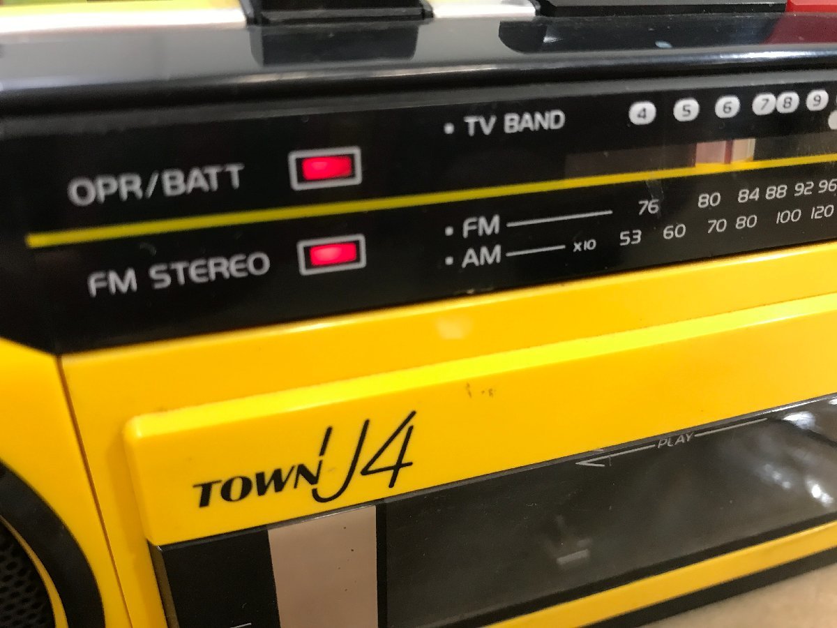 Yahoo!オークション - SANYO ラジカセ TOWN U4 《ラジオは可・カセット