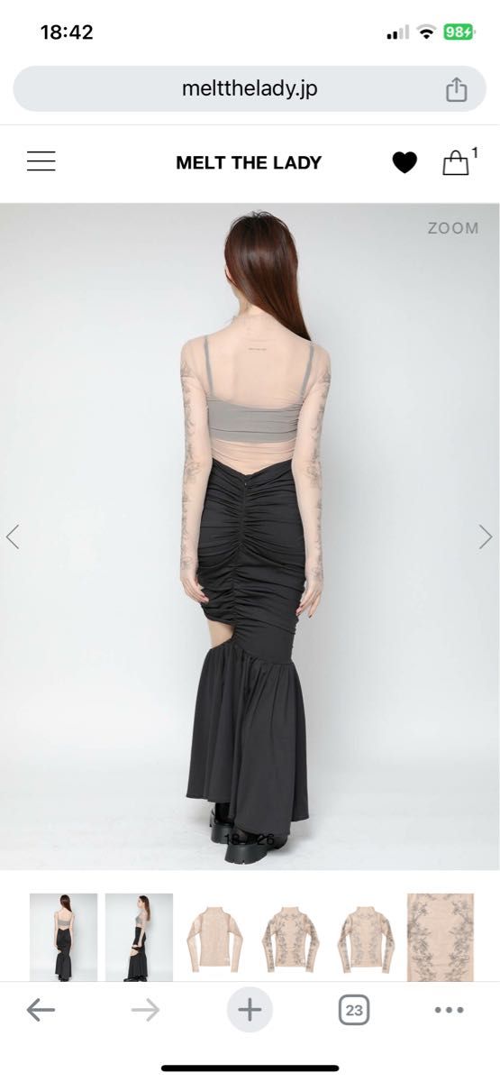 melt the lady lily tattoo tops｜Yahoo!フリマ（旧PayPayフリマ）