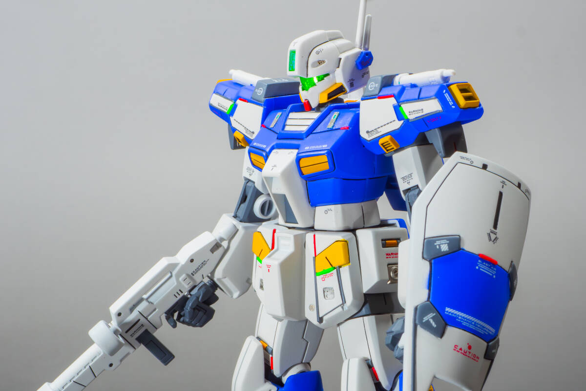 Yahoo!オークション - ジムワグテイル(A.O.Z) HGジム改 全塗装完成品