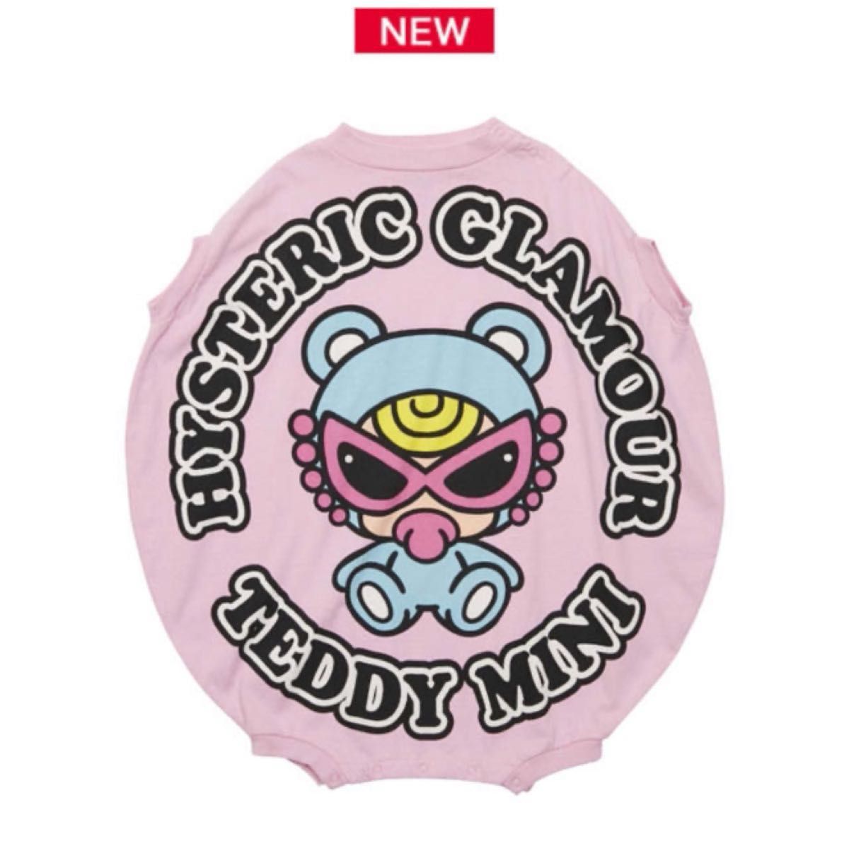 HYSTERIC MINI ヒスミニ テディ バルーン ロンパース FREE ベビー
