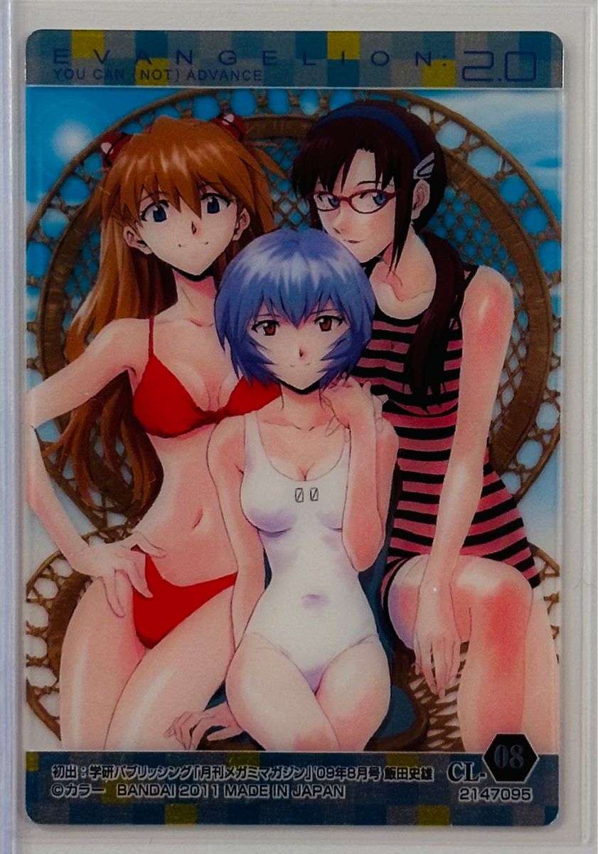 エヴァンゲリオン ウエハース カード アスカ レイ マリ 水着