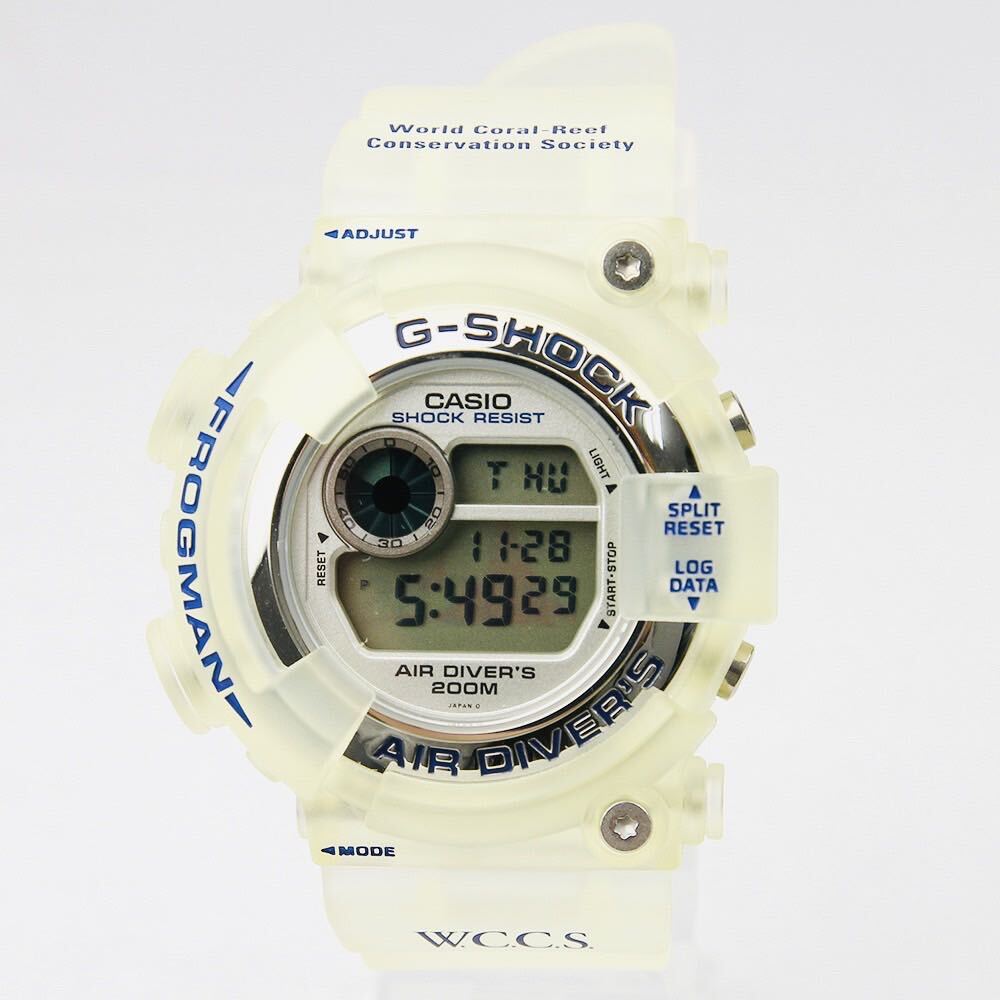 電池交換済】G-SHOCK Gショック W C C S サンゴ礁 FROGMAN