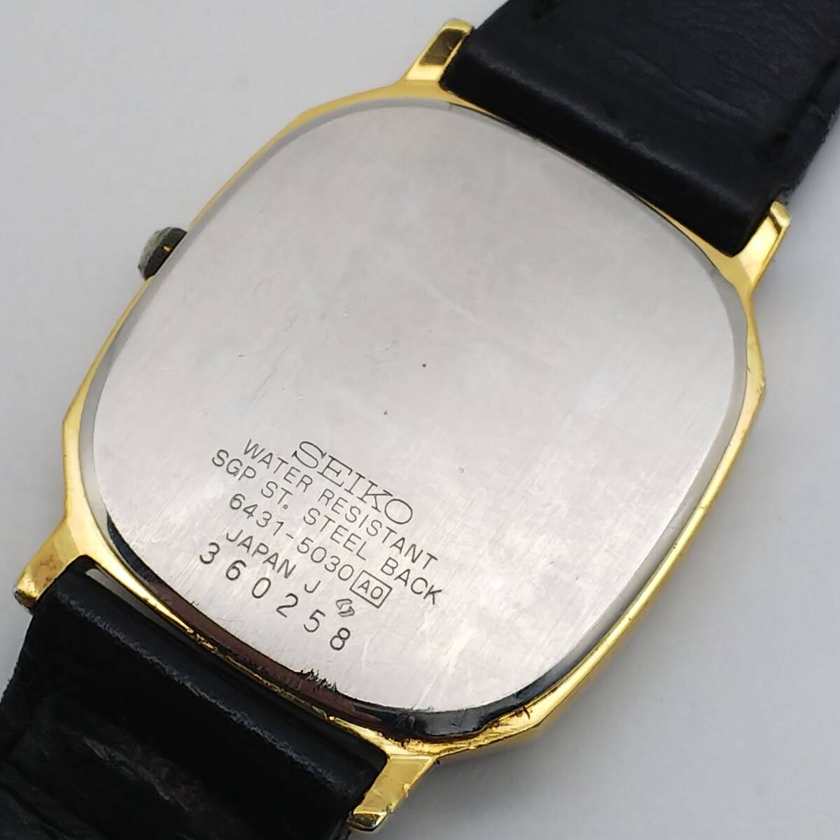 送料無料【電池交換済】 セイコー SEIKO SGP ゴールド 6431-5030