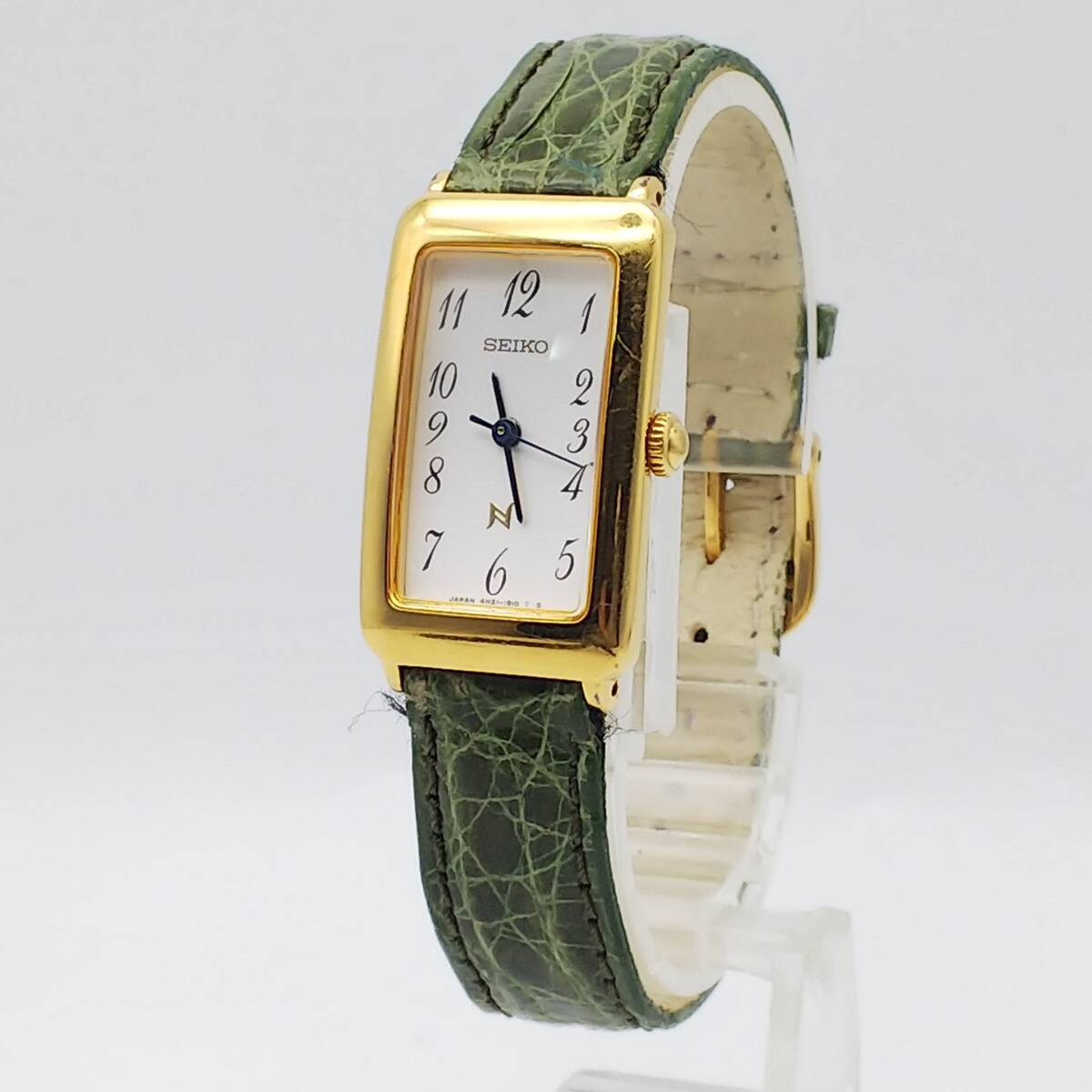 送料無料【電池交換済】 セイコー SEIKO ノイエ NOIE ゴールド 純正