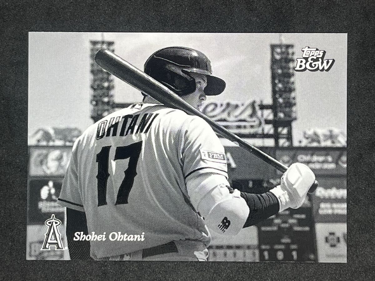 大谷翔平 2023 Topps Black & White #1 Shohei Ohtani ドジャース