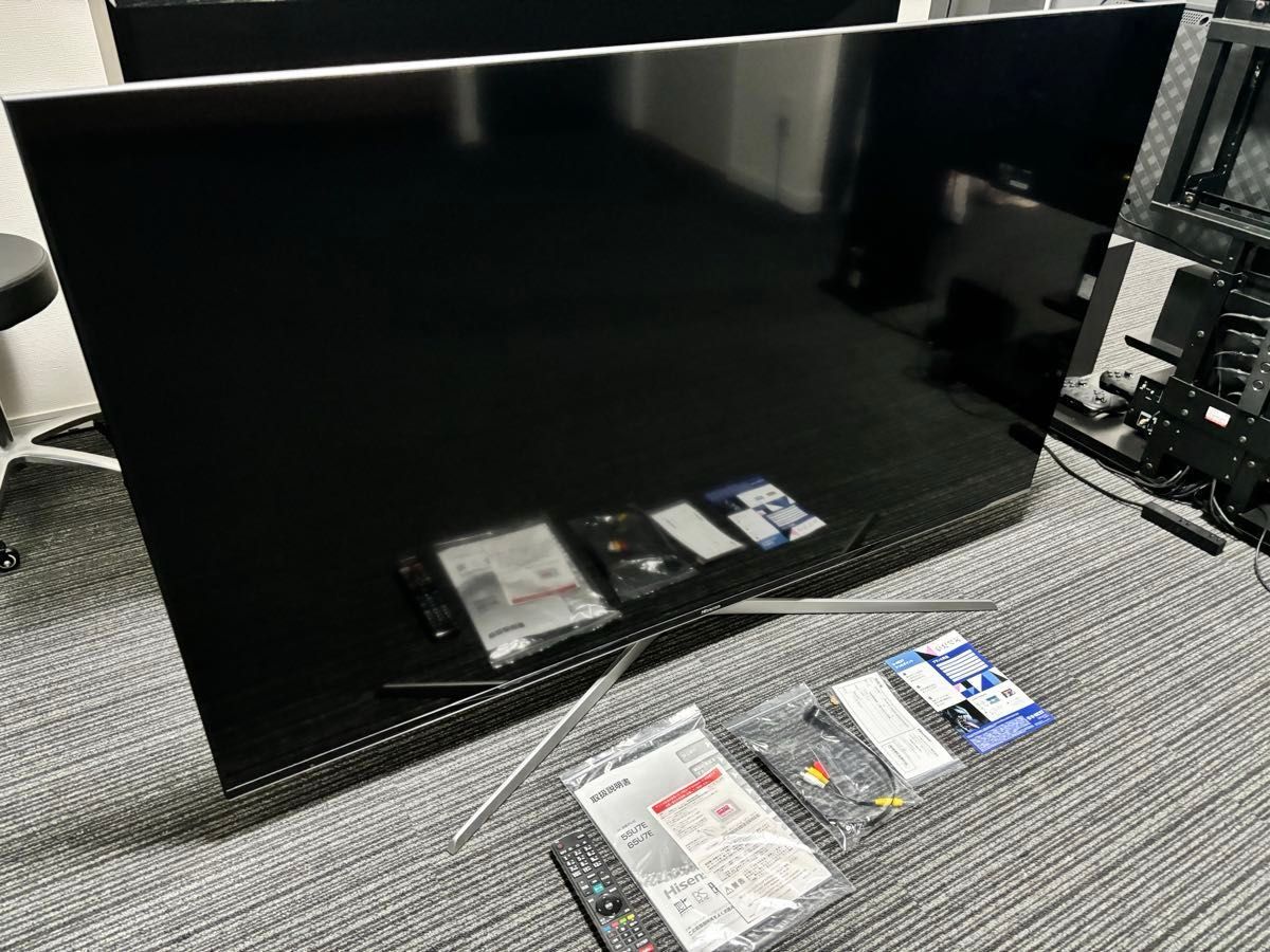 ジャンク ハイセンス 65インチ 4Kチューナー内蔵 ULED液晶テレビ 65U7E