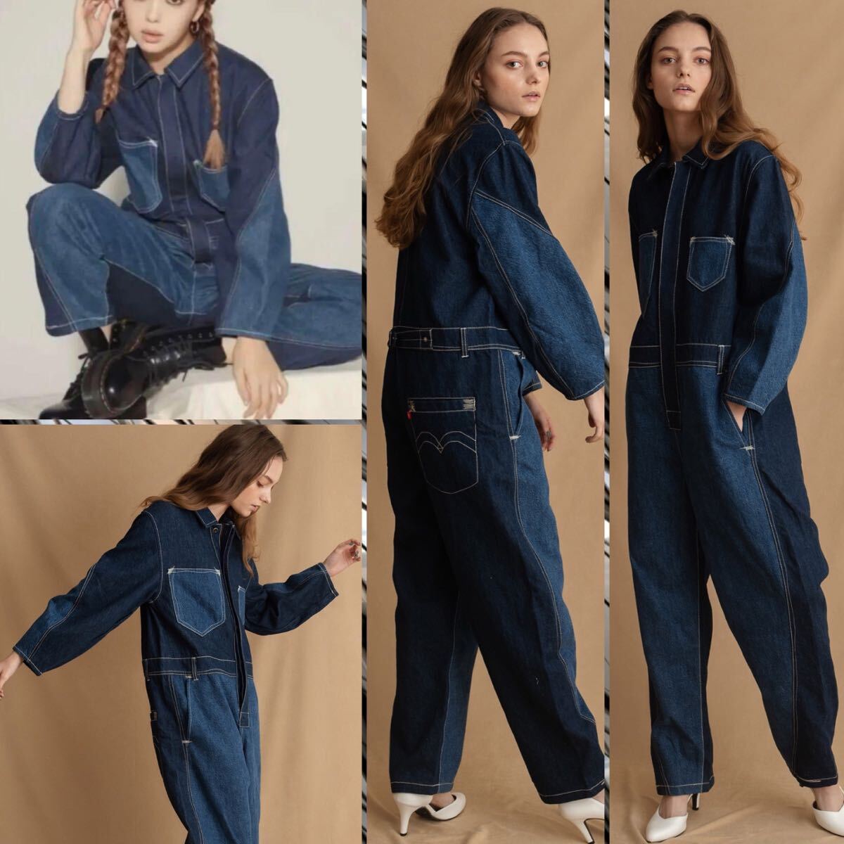 LEVI'S RED リーバイス レッド UNISEX COVERALL CRYSTALINE