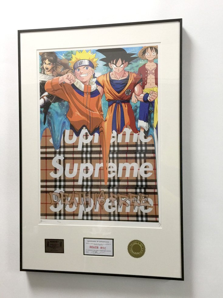 death NYC ART print専用額装フレーム•マット紙 縦-横選択 death NYC