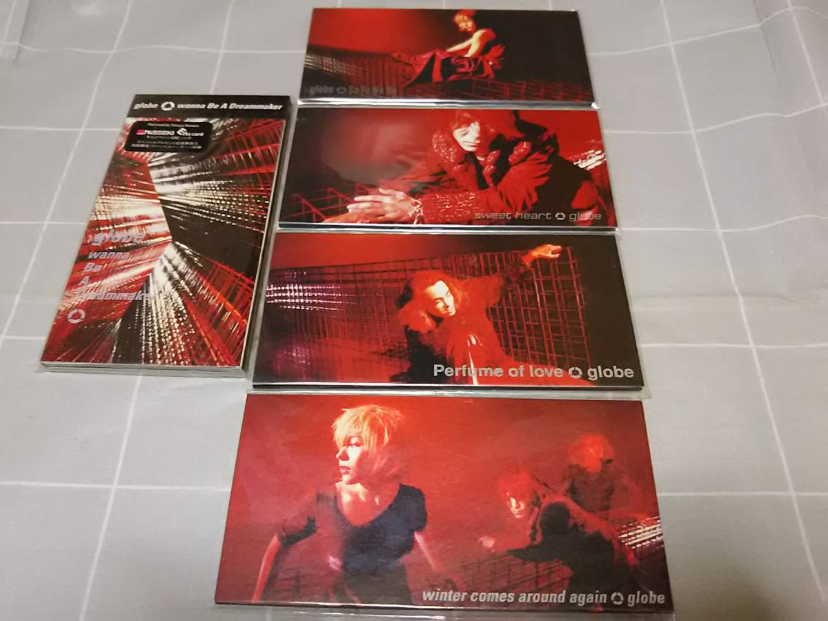 globe 4週連続リリース シングルCD4枚 応募特典入手の非売品CD 計5枚