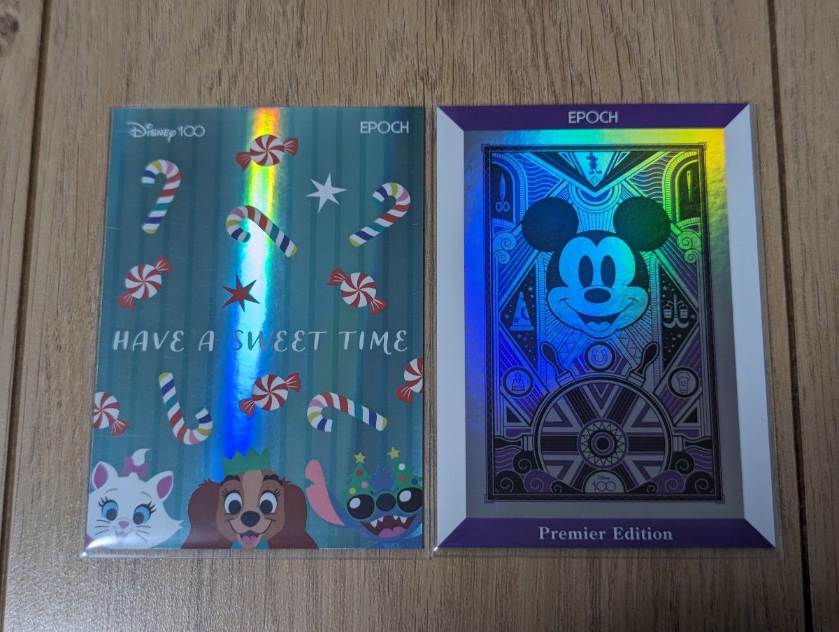 EPOCH ディズニー100 コレクションカード シリアル2枚｜Yahoo!フリマ
