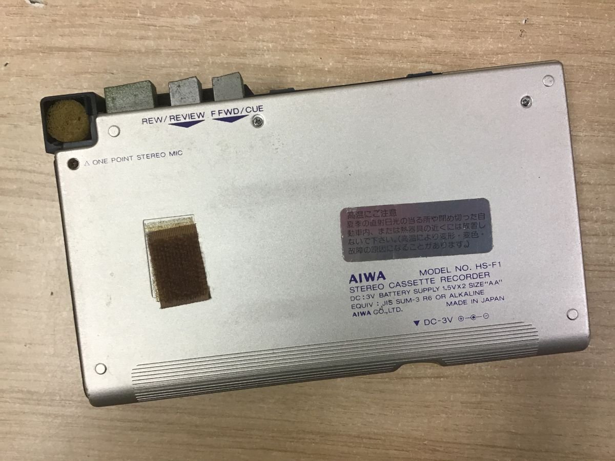 Yahoo!オークション - AIWA HS-F1 カセットプレーヤー カセットボーイ