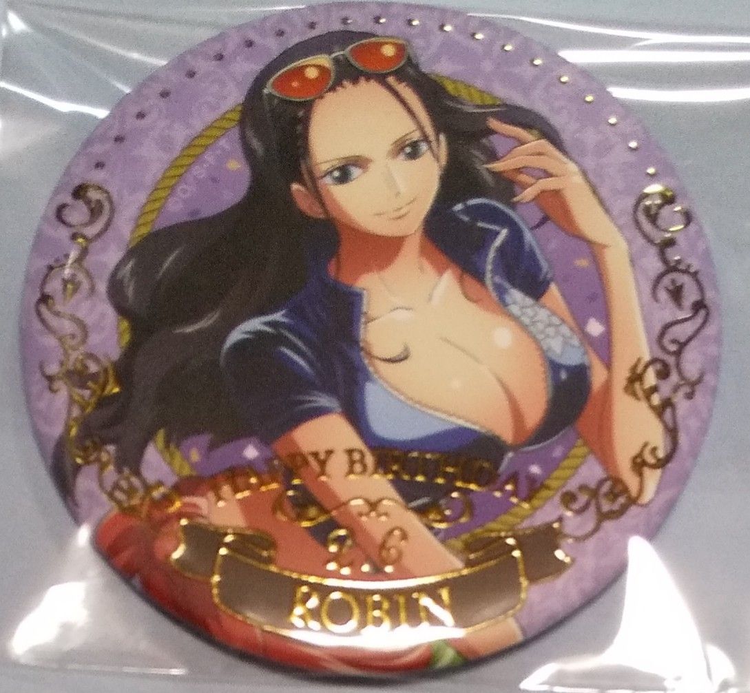 ワンピース 麦わらストア限定品 ニコ・ロビン バースデージュエル缶