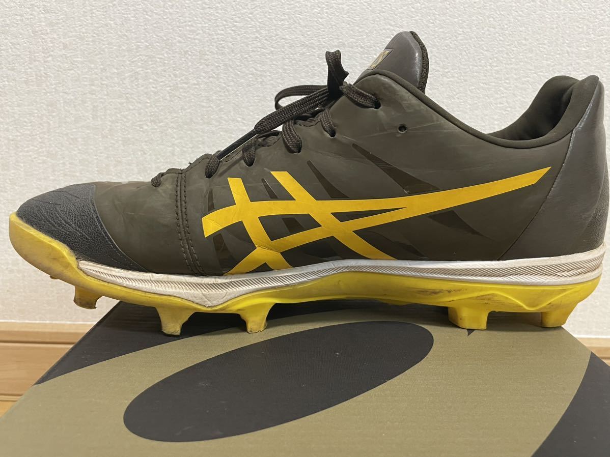 使用3回】asics GOLDSTAGE FANG 27 5cm 野球用スパイク ポイント