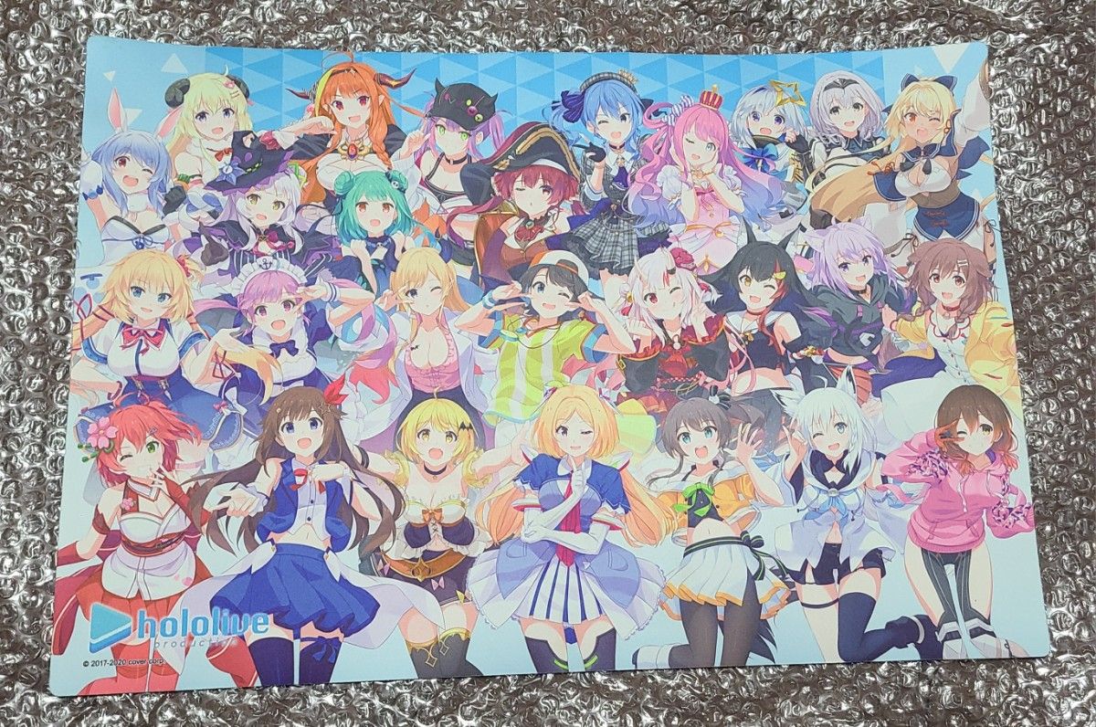ホロライブ 公式 プレイマット 集合 ラバーマット デスクマット 絶版