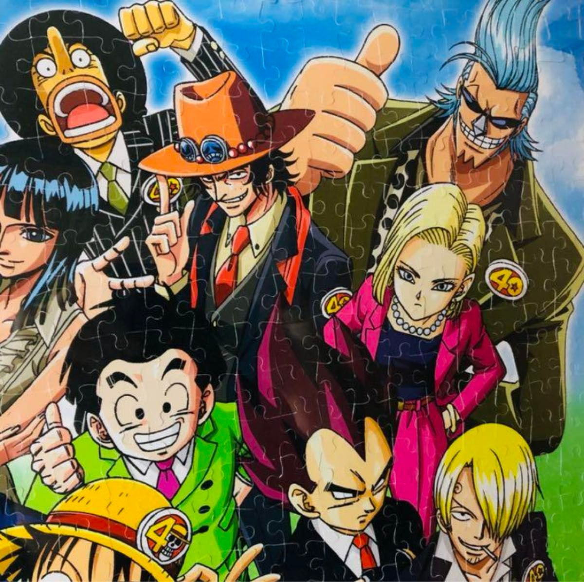 週刊少年ジャンプ40周年 ドラゴンボールZ&ワンピース ジグソーパズル