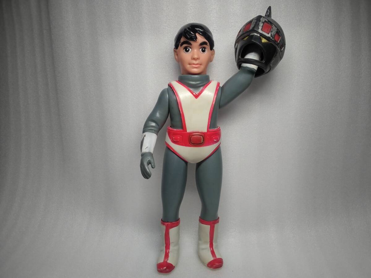 Yahoo!オークション - 当時物 シルバー仮面 ソフビ 面取れ スタンダー